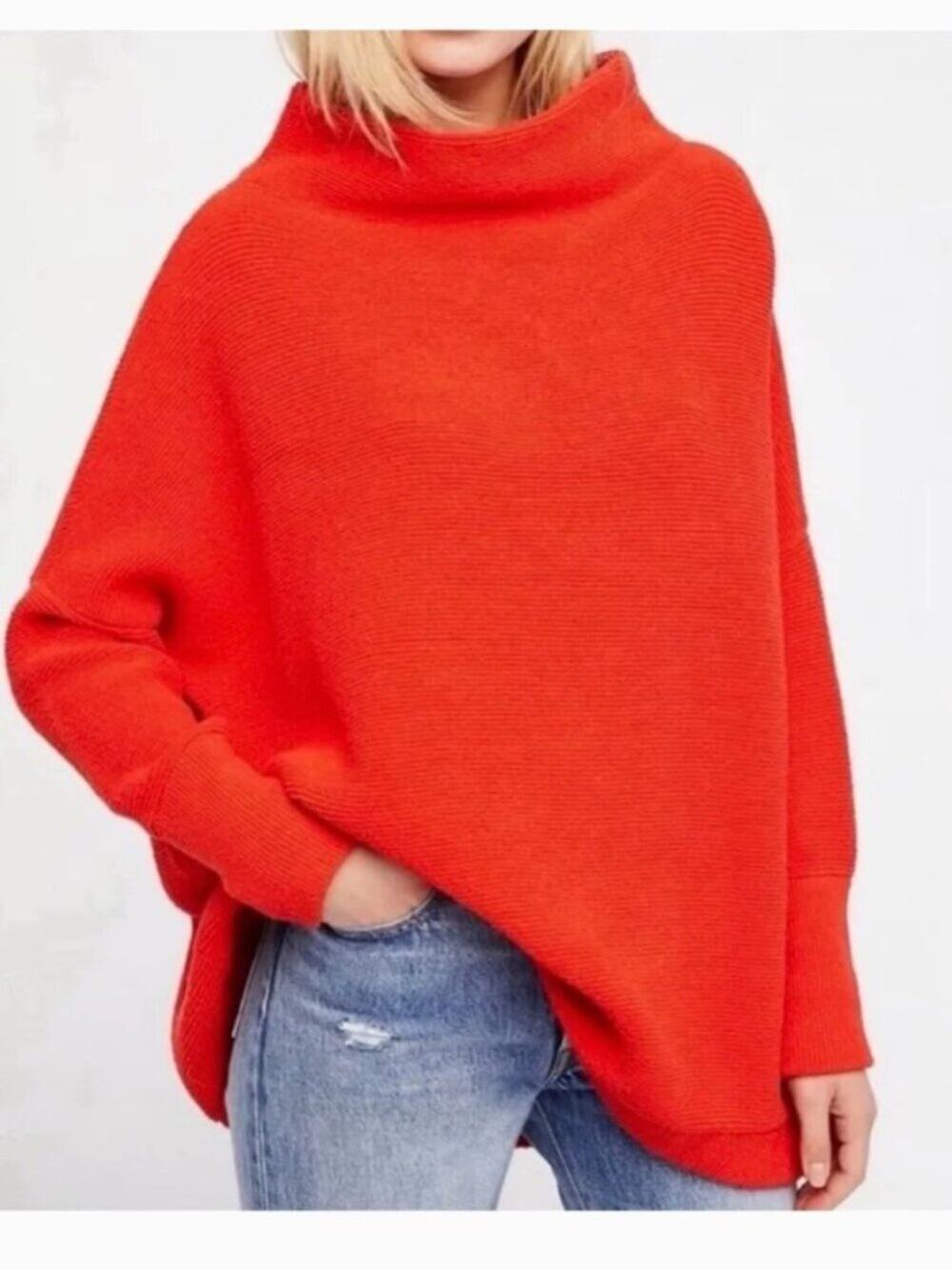 Free People Ottoman Slouchy Tunic Tunic Sweater